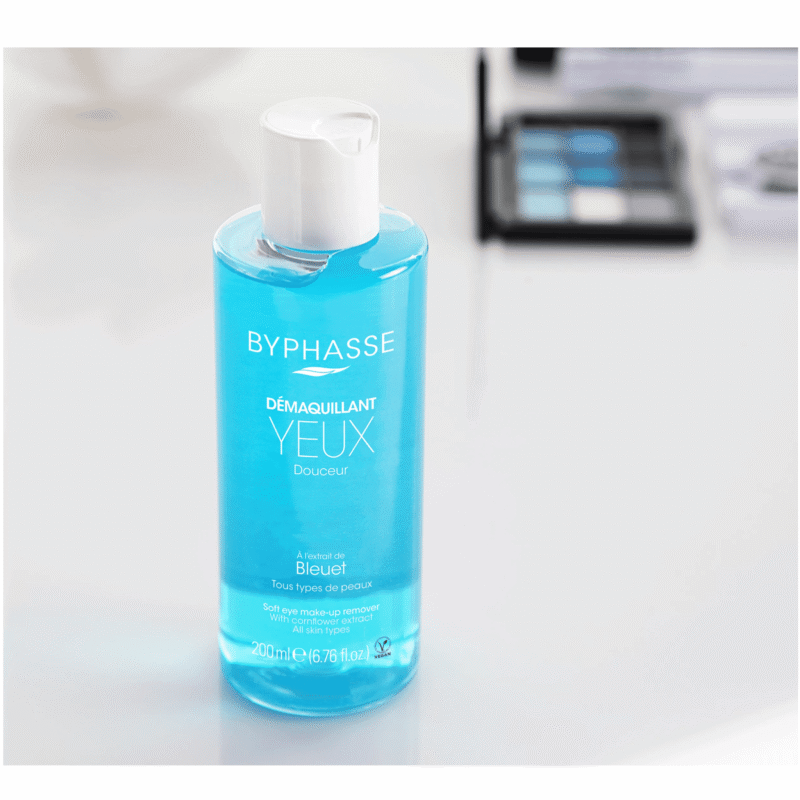 BYPHASSE Démaquillant yeux douceur à l´extrait de Bleuet tous types de peaux 200ml