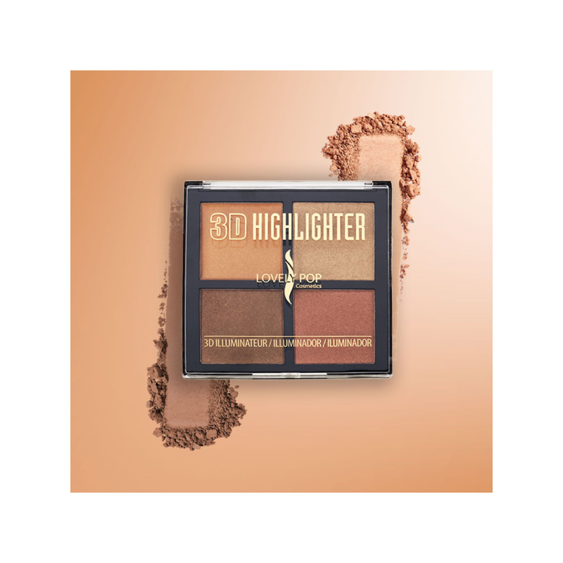 LOVELY POP 3D Highlighter Palette au meilleur prix sur UlynaShop
