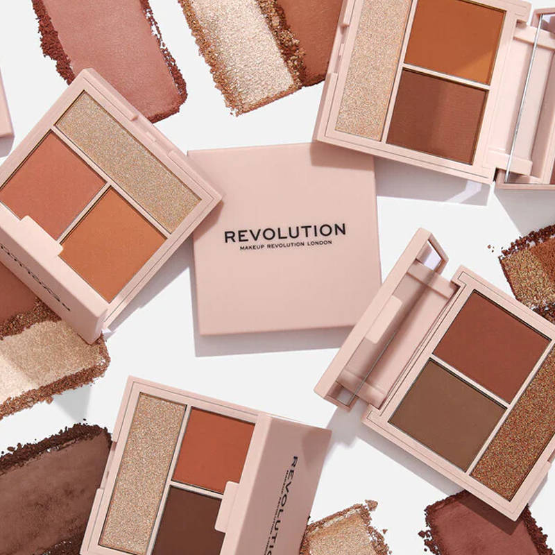 REVOLUTION Poudre Compacte Pour Contouring Highlighter & Bronzer